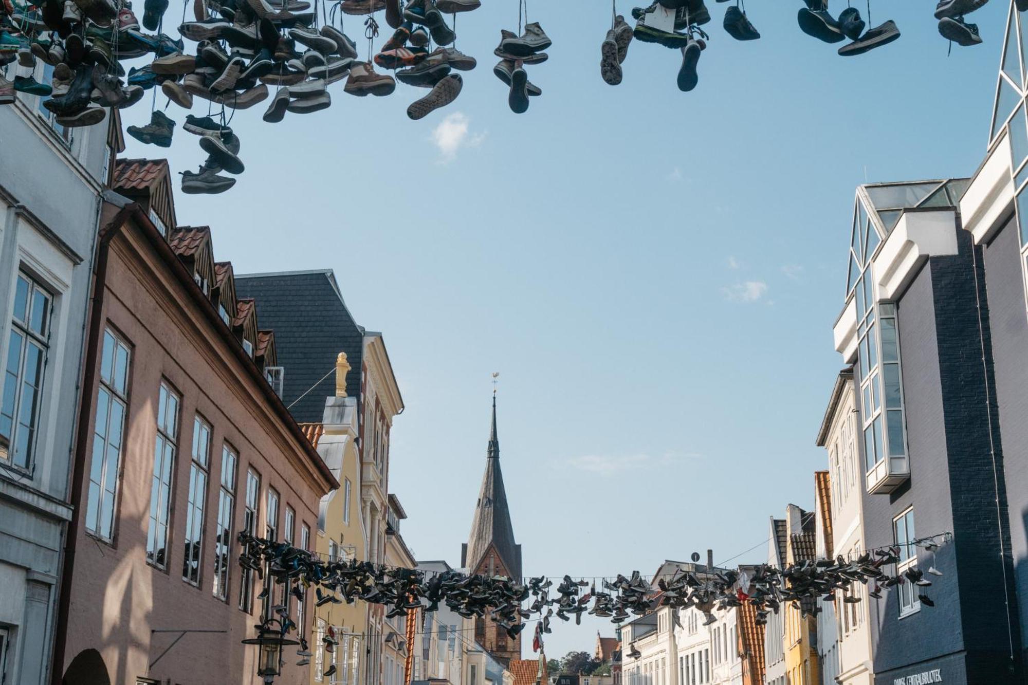 Grosses Apartment Mit 2 Balkonen Zentral Am Nordertor Flensburg Kültér fotó