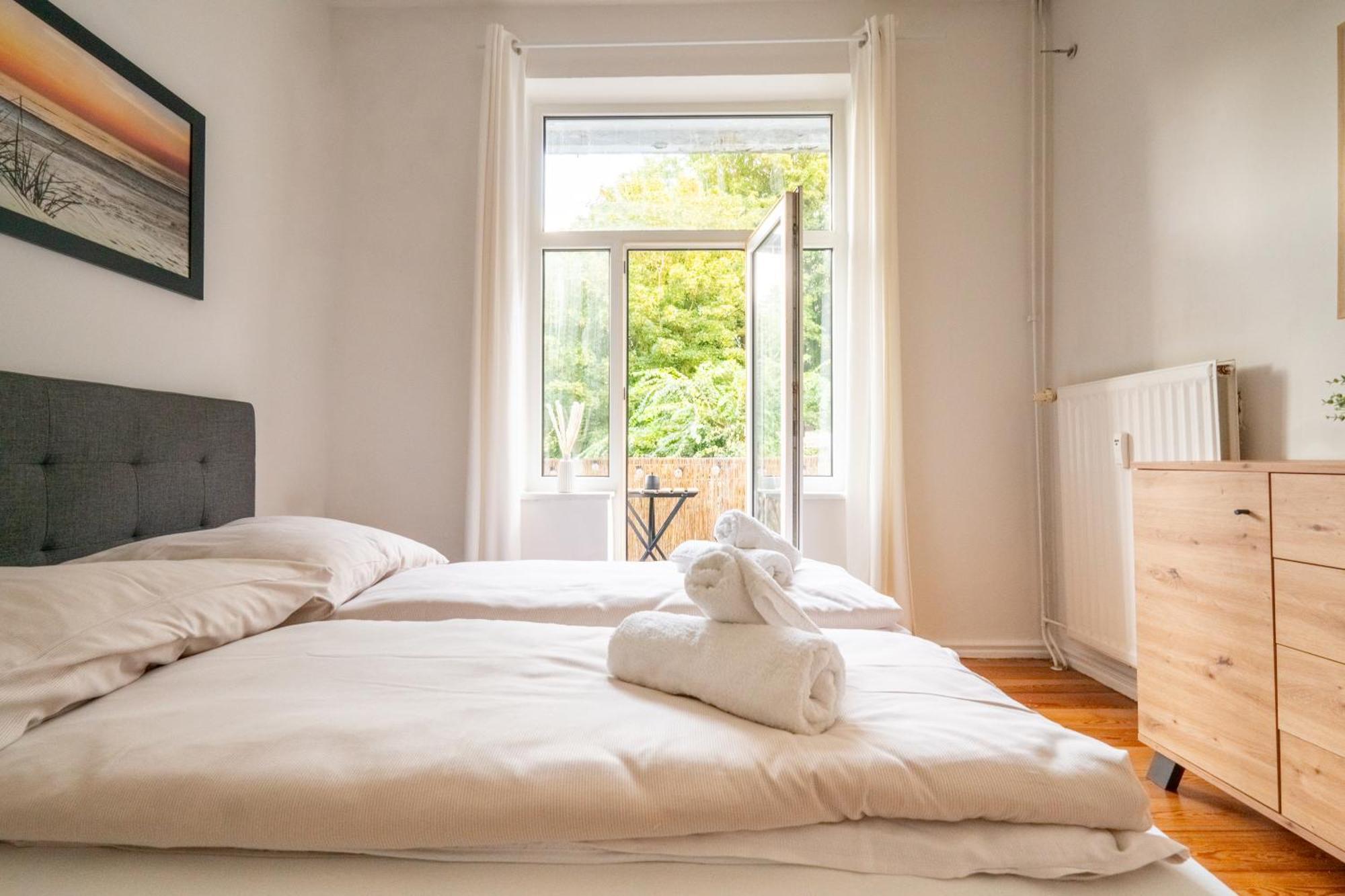 Grosses Apartment Mit 2 Balkonen Zentral Am Nordertor Flensburg Kültér fotó