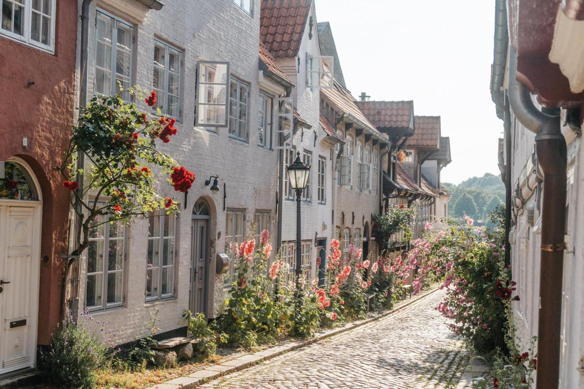 Grosses Apartment Mit 2 Balkonen Zentral Am Nordertor Flensburg Kültér fotó
